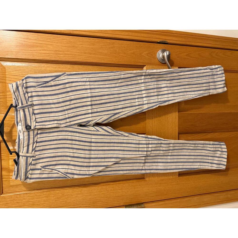 MNG Casual Women's Striped Casual Pants, Size 4